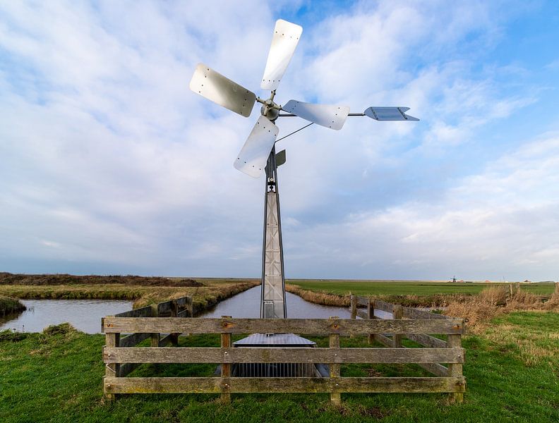 Bosman Poldermill in the Harger and Pettemerpolder by Henk van Dijk