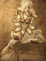 La femme au masque musical