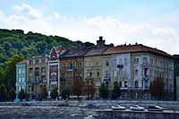 Historische huizen aan de Buda-kant