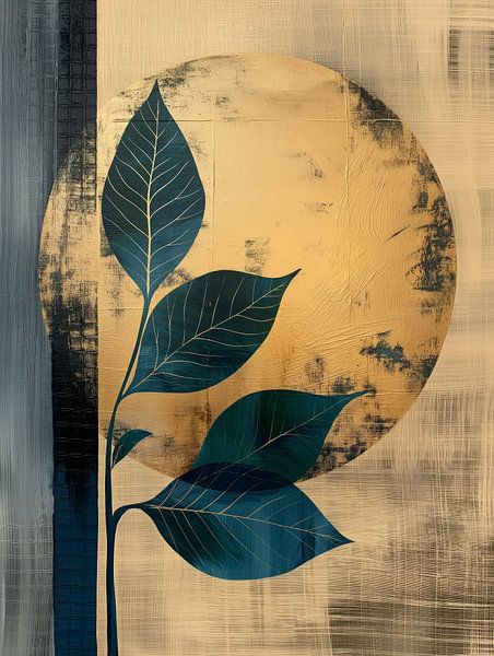 Blatt mit Gold von Imagine