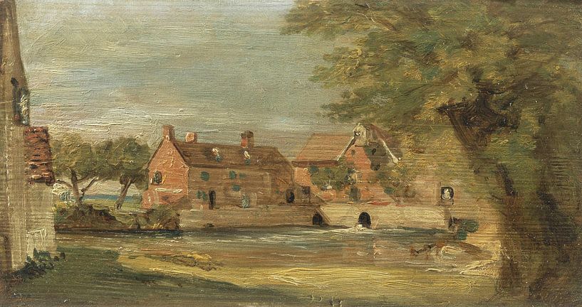 Flatford Mill, John Constable von Meisterhafte Meister