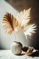 Dried Sun Palms Still Life