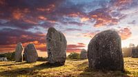 Menhirs in Carnac Frankrijk
