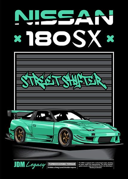 Nissan 180SX JDM Car by Adam Khabibi