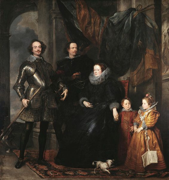 The Lomellini Family, Antoon van Dyck by Masterful Masters