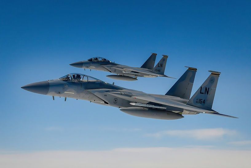 Boeing F-15 Eagle, USAF. von Gert Hilbink
