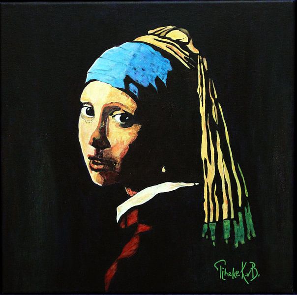 The girl with the pearl by Tineke Kleij-van den Boomen