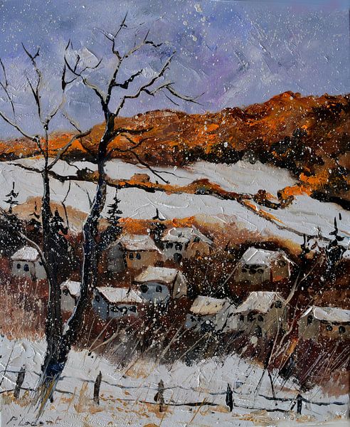 Il neige sur mon village par pol ledent