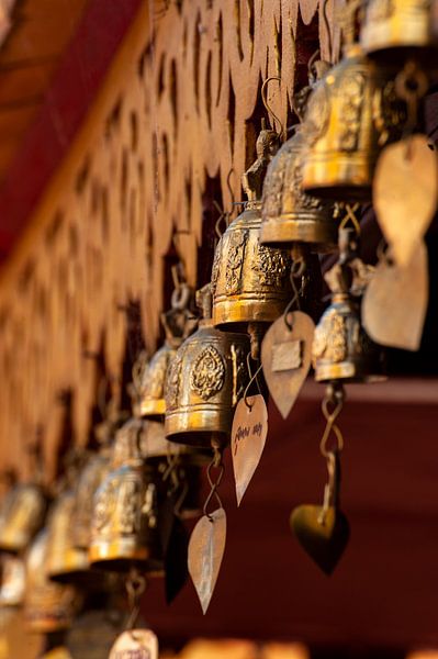 Temple Bell in Chiang mai by Sebastiaan Hamming
