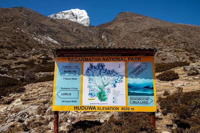 Sagarmatha National Park Nepal by Ton Tolboom