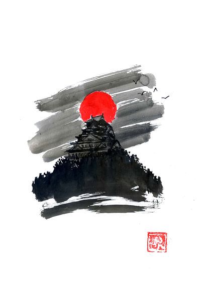 red moon castle von Péchane Sumie