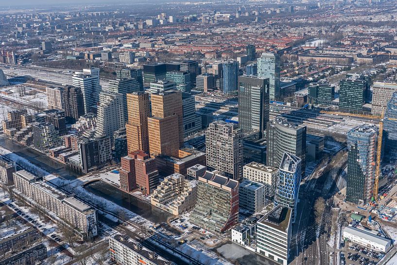 Le bureau des Pays-Bas, le Zuidas à Amsterdam. par Jaap van den Berg
