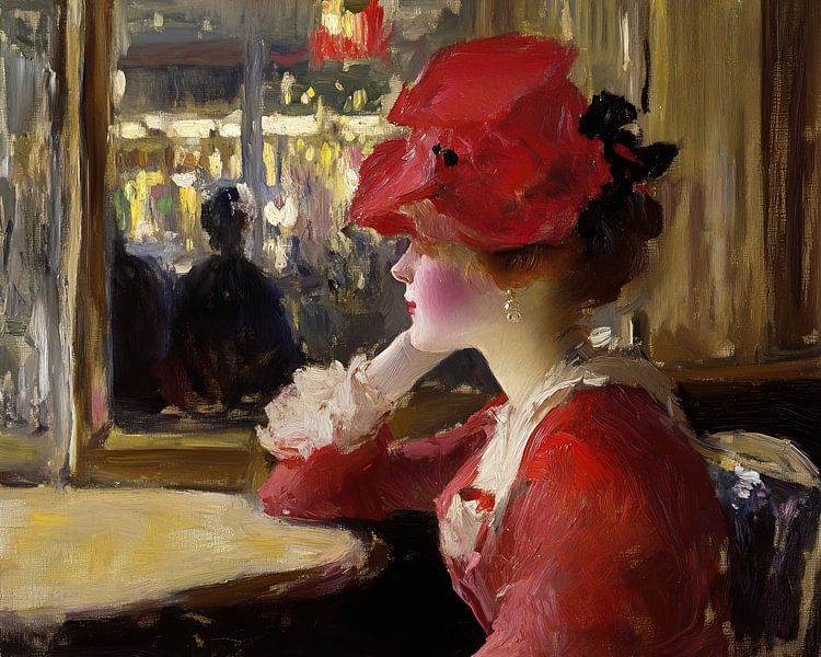 Rouge-Blick von Blickfänger Gemälde