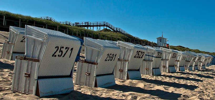 Chaises de plage [Photo grand écran] par Norbert Sülzner