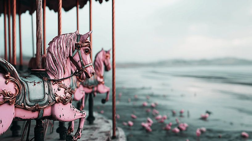 Melancholy of the Pink Carousel by Karina Brouwer