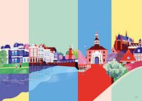 Ansicht von Leiden Nr.2