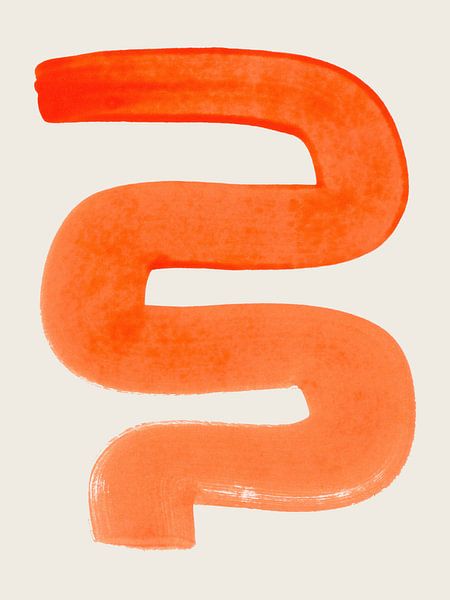 Perruque orange par Ejaaz Haniff