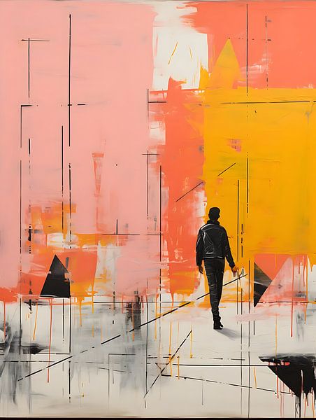 Gemälde von Basquiat von PixelPrestige