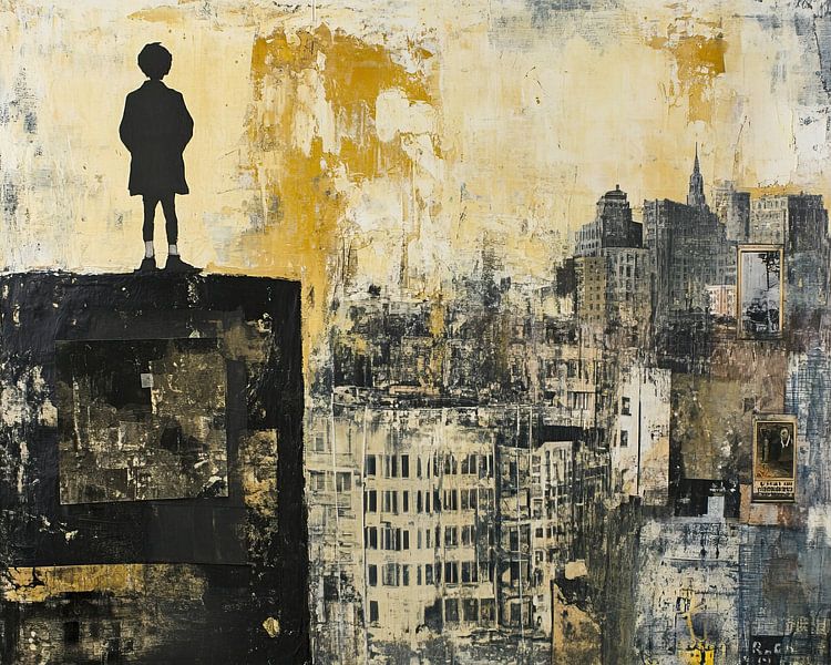 Silhouette d'enfant par Peintures accrocheuses