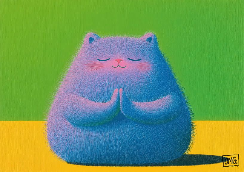 Chat de méditation par OMG Art