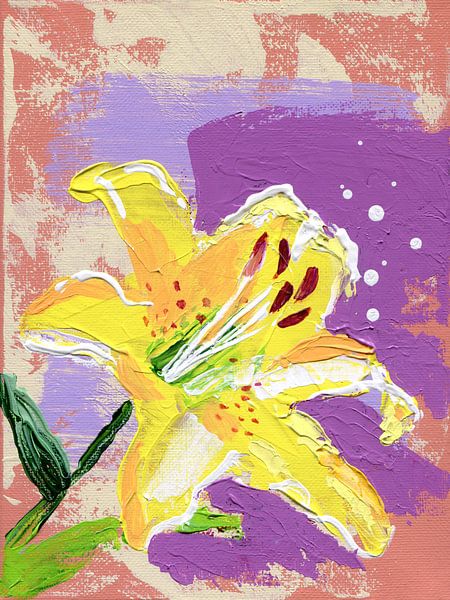 Lys asiatique jaune | Lilium Asiatic Yellow, FreeStyle par ART Eva Maria