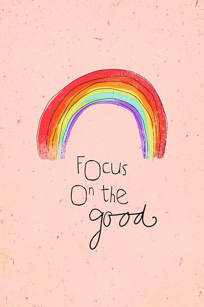 Focus on the good(pink) by Treechild