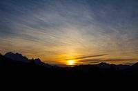 Wetterstein mountains in the evening light