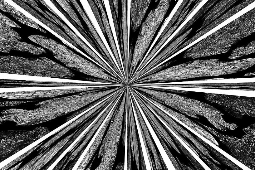 Formes abstraites en aluminium dans un motif géométrique par Lisette Rijkers