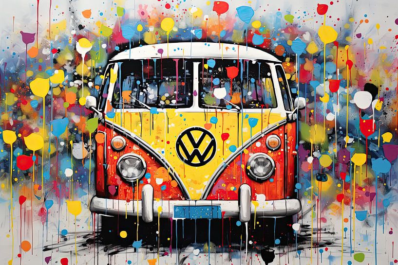 Volkswagen hippie bus par Imagine