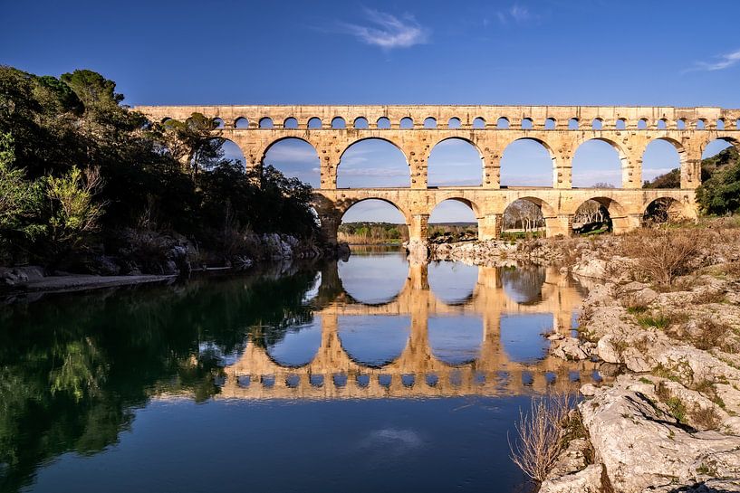 Pont du Gard in France by Achim Thomae Photography