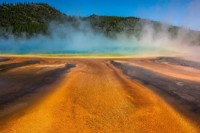 grand prismatic spring - yellowstone national park par Koen Ceusters