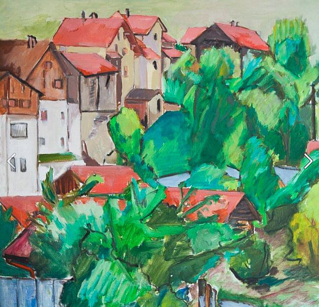 Waltensburg Switzerland by Antonie van Gelder Beeldend kunstenaar