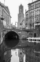 Domtoren und Oudegracht in Utrecht.