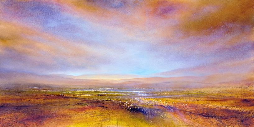 The light: yellow, pink and purple by Annette Schmucker