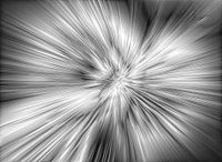 Schwarz-weisse Explosion