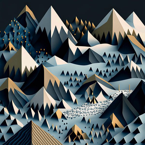 Golden tips by Vythryd Arts