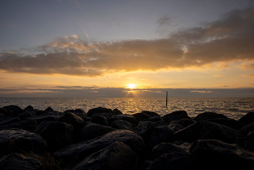 Magical Sunset over the IJsselmeer by Rik Brussel