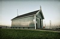 Hindeloopen Friesland in den Niederlanden. Hafen und Rettungsgesellschaft Nord- und Südholland.