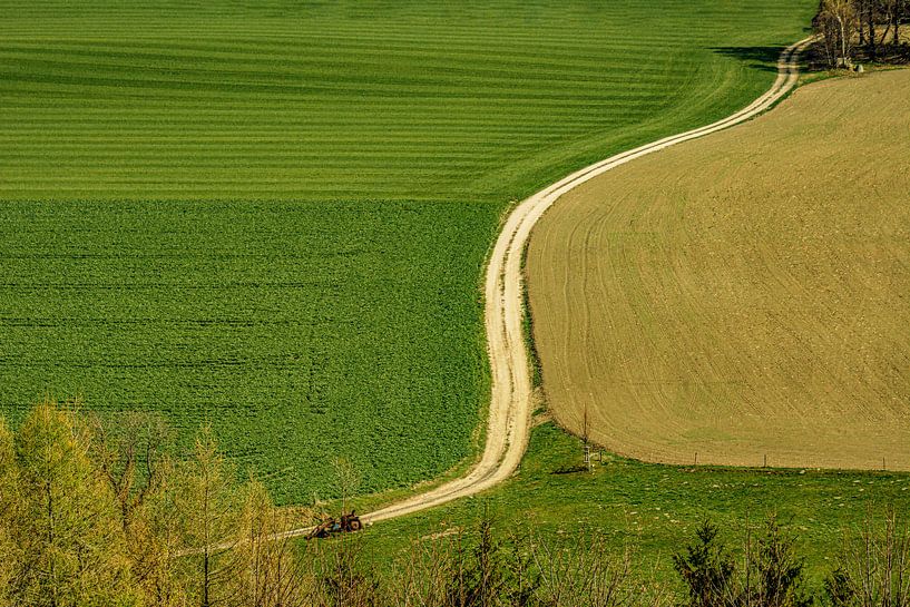 Landschaft im Erzgebirge von Johnny Flash
