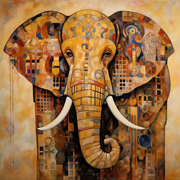 Abstract elephant by Imagine