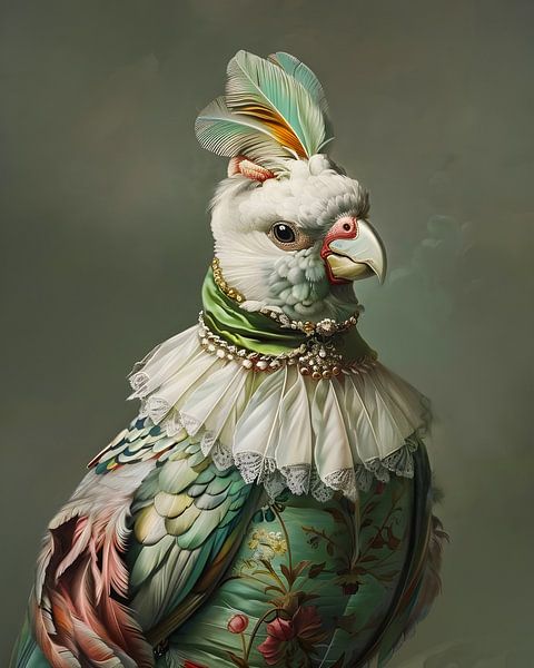 Schickes Vogelporträt von But First Framing