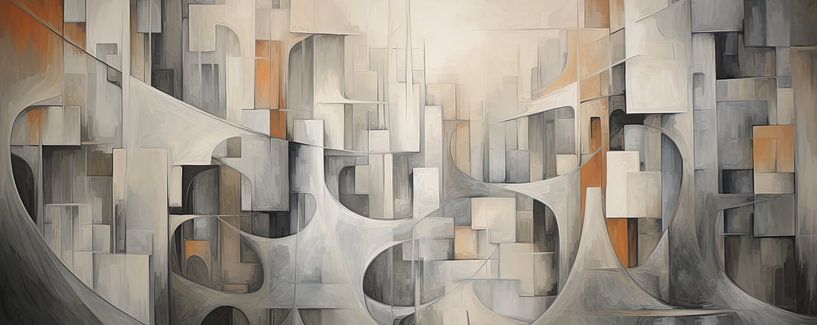 Abstrakte Malerei Nr. 850143 von Wunderbare Kunst