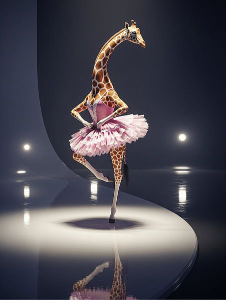 Ballerine girafe par coretan tangan