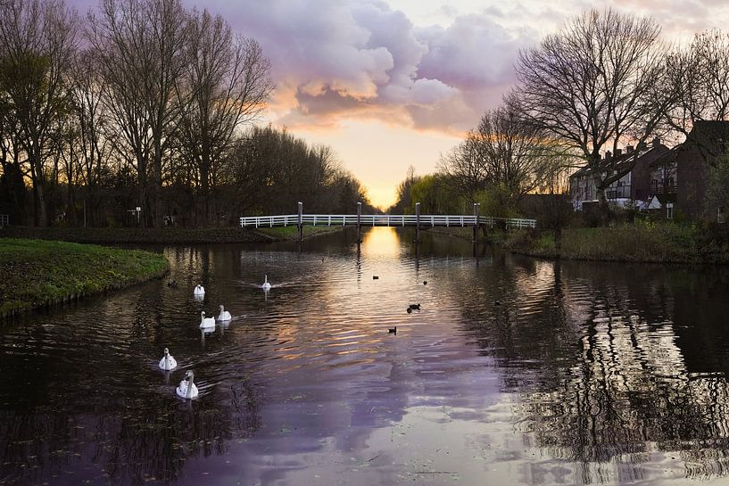 Ondergaande zon von Alice Berkien-van Mil