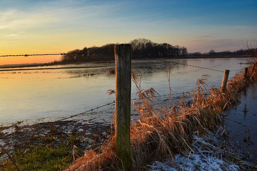 Winterlandschaft Gement - Moerputten von Hans Janssen