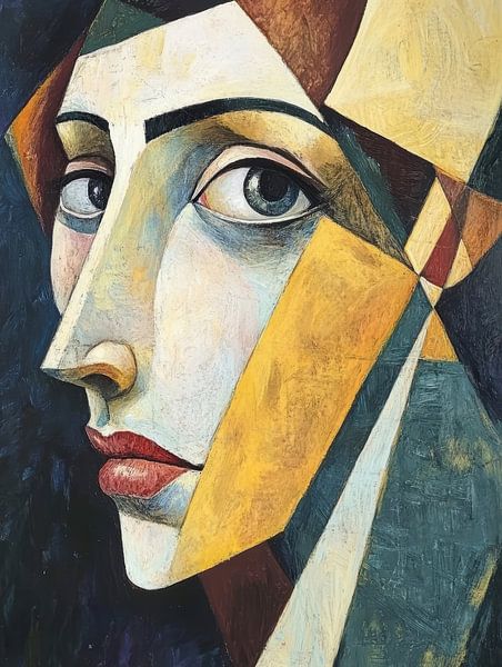 Abstraktes Frauenporträt von Imagine