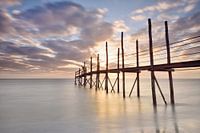 Steiger voor de boot van Texel naar Vlieland