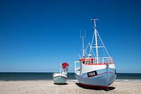 Bateaux de pêche au parc national de Thy
