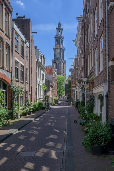 Vue de la Westertoren à Amsterdam par Peter Bartelings