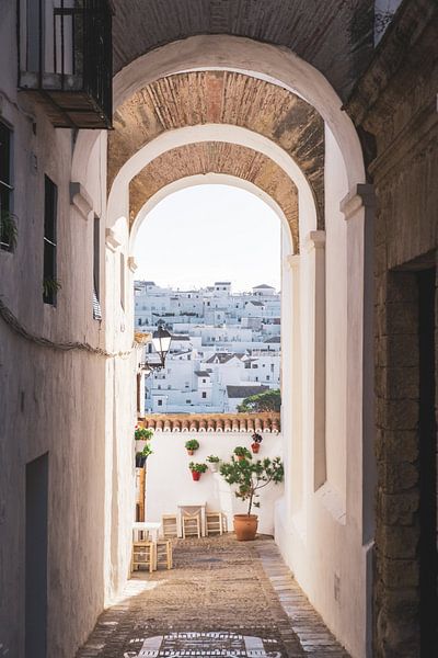 Vue sur Vejer de la Frontera par Wouter Kuin